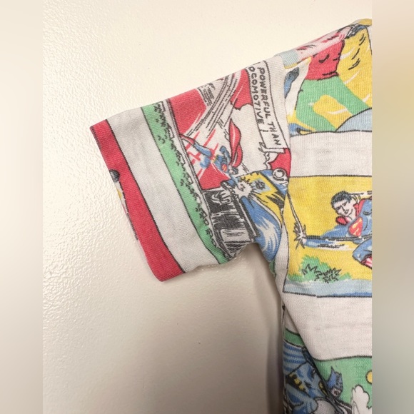 Vintage Rob Roy Batman Superman Comic Book Kids T-Shirt - Picture 4 of 6